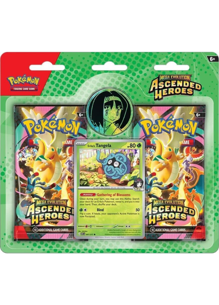 Pokemon - Mega Evolution - Ascended Heroes - 2 Pack Blister (Erika)