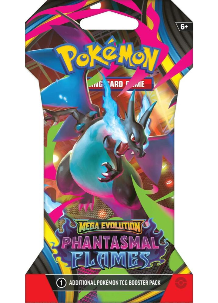 Pokemon - Mega Evolution - Phantasmal Flames - Sleeved Booster Pack