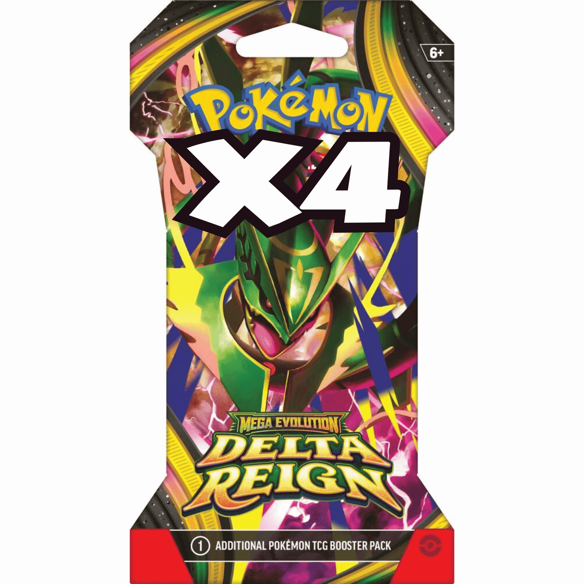 Mega Evolution - Delta Reign - 4x Sleeved Booster Pack