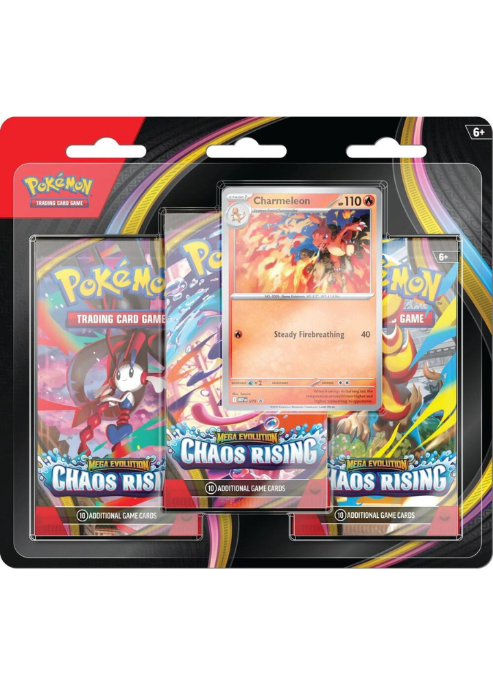 Chaos Rising 3 Pack Blister With Charmeleon Promo