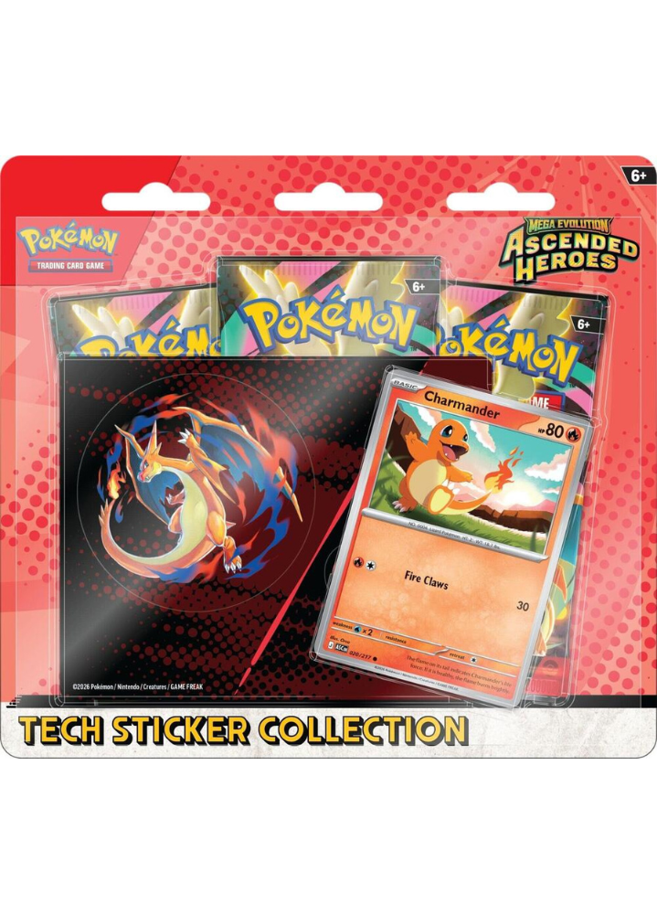 Pokemon - Mega Evolution - Ascended Heroes - Tech Sticker Collection