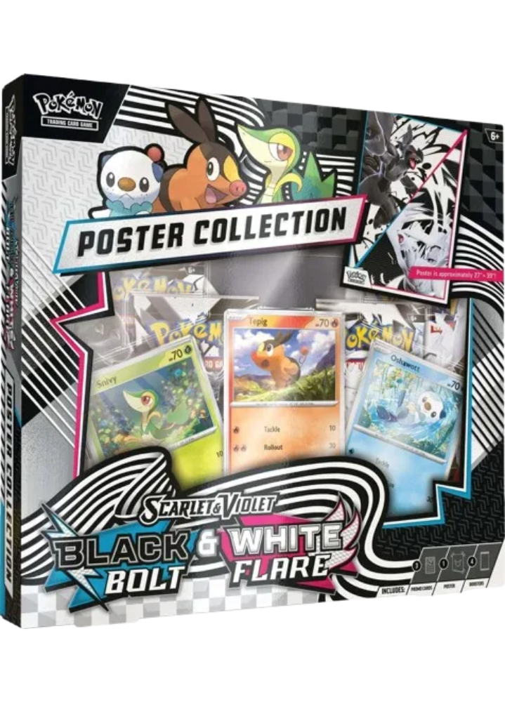 Pokemon - Scarlet & Violet - Black Bolt & White Flare - Unova Poster Collection