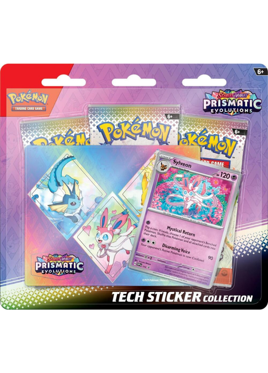 Pokemon - Scarlet & Violet - Prismatic Evolutions - Tech Sticker Collection