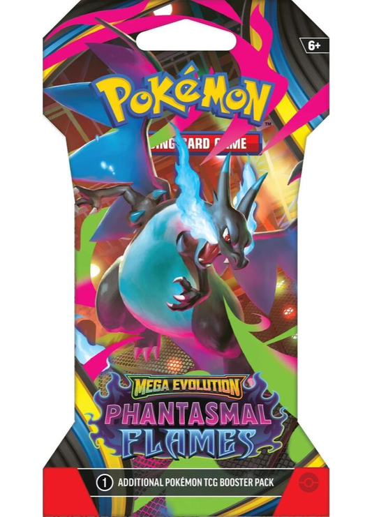Pokemon - Mega Evolution - Phantasmal Flames - Sleeved Booster Pack