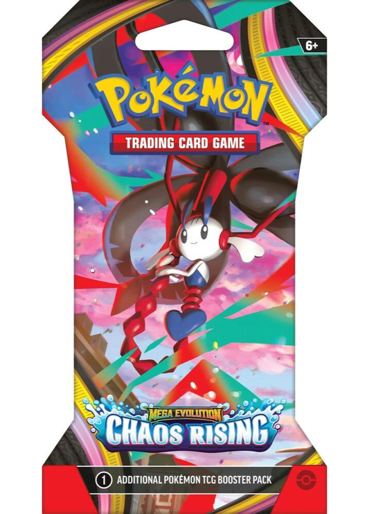 Pokemon - Mega Evolution - Chaos Rising -  Sleeved Booster Pack (Pre-Order)