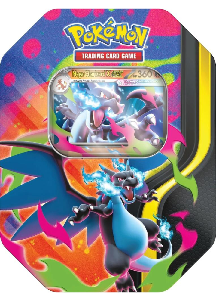 Pokemon - Mega Charizard Tin - Mega Charizard X