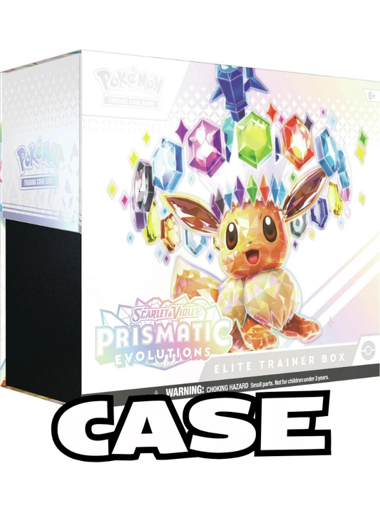 Prismatic Evolutions Elite Trainer Box Case