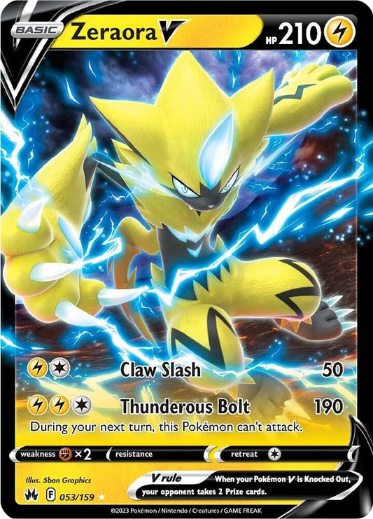 Zeraora V - 053/159 - Crown Zenith (CRZ)