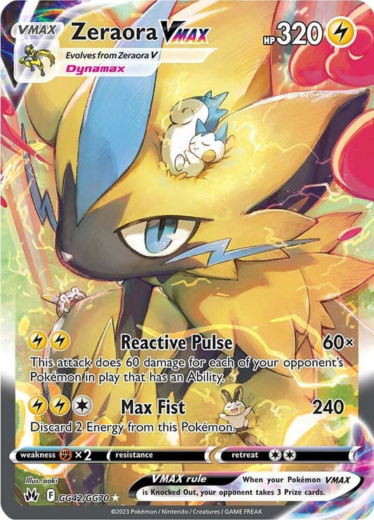 Zeraora VMAX - GG42/GG70 - Crown Zenith: Galarian Gallery